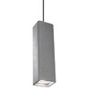 Миниатюра фото подвесной светильник ideal lux oak sp1 square cemento | 220svet.ru