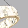 Миниатюра фото подвесная светодиодная люстра odeon light crossa 5072/60l золотой | 220svet.ru