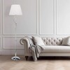 Миниатюра фото торшер eurosvet 01056/1 хром/прозрачный хрусталь strotskis | 220svet.ru