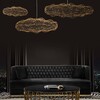 Миниатюра фото подвесной светодиодный светильник loft it cloud 10247/1500 gold | 220svet.ru