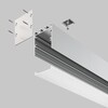 Миниатюра фото комплектующие к светодиодной ленте led strip алюминиевый профиль alm-3535b-s-2m | 220svet.ru