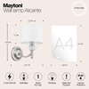 Миниатюра фото бра maytoni alicante mod014wl-01n | 220svet.ru