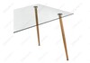 Миниатюра фото стол стеклянный rober wood | 220svet.ru