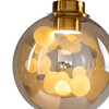 Миниатюра фото подвесной светильник kg1148p brass/amber | 220svet.ru