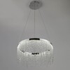 Миниатюра фото подвесной светодиодный светильник eurosvet royal 90050/1 хром | 220svet.ru