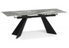 Миниатюра фото керамический стол раскладной woodville ливи оробико / черный 588020 | 220svet.ru