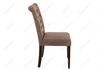 Миниатюра фото стул деревянный amelia dark walnut / fabric brown | 220svet.ru