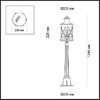 Миниатюра фото уличный светильник odeon light sation 4045/3f | 220svet.ru