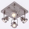Миниатюра фото спот arte lamp costruttore a4300pl-4ss | 220svet.ru