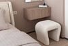 Миниатюра фото пуф букле белый garda decor gy-08717 | 220svet.ru