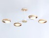 Миниатюра фото потолочная светодиодная люстра ambrella light comfort linetech fl51609 | 220svet.ru