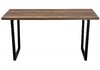 Миниатюра фото стол деревянный эльпатия 150 дуб велингтон / черный матовый | 220svet.ru