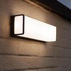Миниатюра фото уличный настенный светодиодный светильник arte lamp lancia a6419al-1bk | 220svet.ru