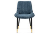 Миниатюра фото стул на металлокаркасе woodville seda 1 blue / black / gold 15774 | 220svet.ru