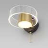 Миниатюра фото бра eurosvet jet 90244/1 черный/золото | 220svet.ru