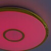 Миниатюра фото люстра потолочная светодиодная с пультом citilux старлайт cl70345rgb венге | 220svet.ru