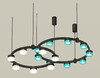 Миниатюра фото подвесной светильник с композитным хрусталем ambrella light diy spot techno ring xr92091300 | 220svet.ru