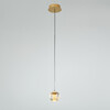 Миниатюра фото подвесной светодиодный светильник delight collection md22001052-1a gold | 220svet.ru
