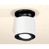 Миниатюра фото комплект накладного светильника ambrella light techno spot xs7401081 swh/pbk белый песок/черный полированный (n7926, c7401, n7002) | 220svet.ru