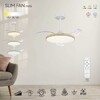 Миниатюра фото люстра-вентилятор mantra slim fan mini 9009 | 220svet.ru