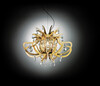 Миниатюра фото подвесная люстра slamp lillibet gold | 220svet.ru