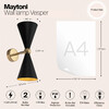 Миниатюра фото бра maytoni vesper mod108wl-02gb | 220svet.ru