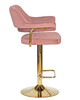 Миниатюра фото стул барный dobrin charly gold lm-5019_golden-11940 розовый | 220svet.ru