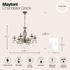 Миниатюра фото подвесная люстра maytoni grace rc247-pl-06-r | 220svet.ru