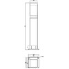 Миниатюра фото ландшафтный светильник deko-light socket tower kukui puka 733067 | 220svet.ru