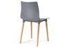 Миниатюра фото пластиковый стул woodville кобе серый 589901 | 220svet.ru
