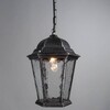 Миниатюра фото уличный подвесной светильник arte lamp genova a1205so-1bs | 220svet.ru