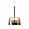 Миниатюра фото подвесной светодиодный светильник equatore large amber/copper delight collection | 220svet.ru