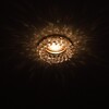 Миниатюра фото встраиваемый светильник эра декор dk16 gd/wh/pk | 220svet.ru