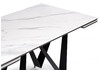 Миниатюра фото керамический стол woodville марвин белый мрамор / черный 572423 | 220svet.ru