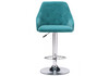 Миниатюра фото барный стул woodville laguna blue velour 11714 | 220svet.ru