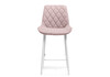 Миниатюра фото барный стул woodville баодин к б/к розовый / белый 517169 | 220svet.ru