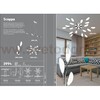 Миниатюра фото потолочная светодиодная люстра odeon light scoppa 3994/75cl | 220svet.ru