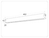 Миниатюра фото трековый светодиодный светильник ambrella light track system magnetic 220v gl1282 | 220svet.ru