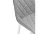 Миниатюра фото барный стул woodville баодин к б/к светло-серый / белый 517170 | 220svet.ru