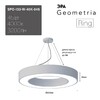 Миниатюра фото подвесной светодиодный cветильник эра ring spo-133-w-40k-045 45вт 4000к белый б0050562 | 220svet.ru