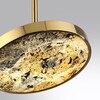 Миниатюра фото подвесной светодиодный светильник odeon light bergi 5079/15l золотой | 220svet.ru