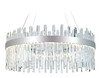 Миниатюра фото подвесная светодиодная люстра с хрусталем ambrella light tr5011 | 220svet.ru