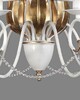 Миниатюра фото подвесная люстра lumien hall эми h17005/7whgd | 220svet.ru