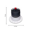 Миниатюра фото встраиваемый светодиодный светильник favourite mortise 4426-1c | 220svet.ru