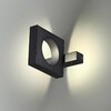 Миниатюра фото уличный настенный светодиодный светильник odeon light tilda 6653/5wl черный | 220svet.ru