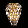Миниатюра фото настенный светильник crystal lux charme ap2+2 led gold/amber | 220svet.ru