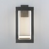 Миниатюра фото уличный настенный светодиодный светильник elektrostandard frame 1527 techno led серый 4690389172342 | 220svet.ru