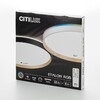 Миниатюра фото накладной светодиодный светильник с пультом ду citilux etalon cl750401r | 220svet.ru