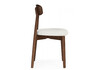 Миниатюра фото стул деревянный woodville okava 1 бежевая рогожка / орех 15978 | 220svet.ru