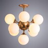 Миниатюра фото люстра на штанге arte lamp a2704pl-9sg | 220svet.ru